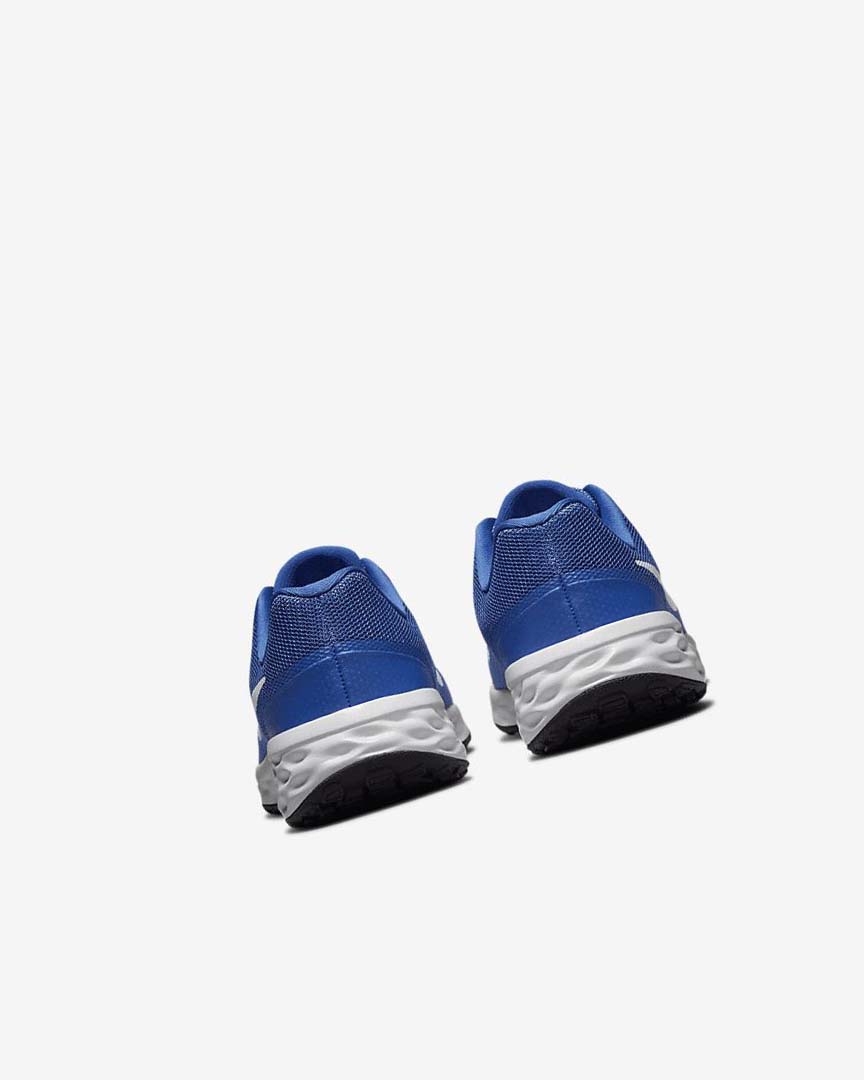 Royal / Black / White Nike Revolution 6 Boys' Running Shoes | CA_5483