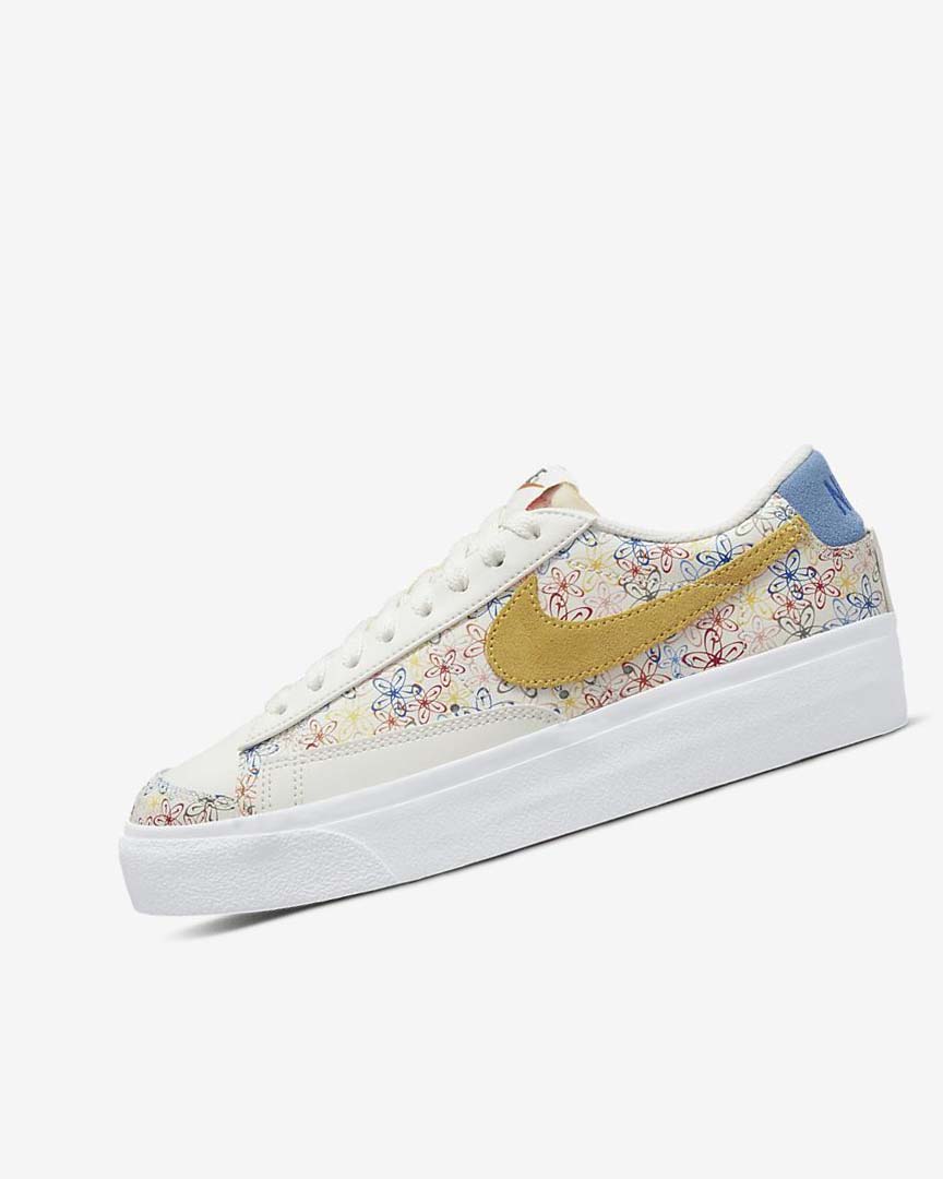 Royal / Blue Nike Blazer Low Platform Women\'s Sneakers | CA_2724