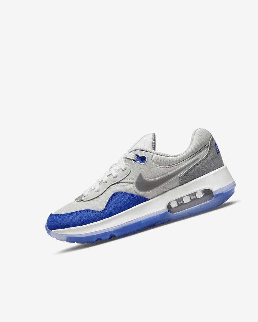 Royal / Grey / Black Nike Air Max Motif Boys\' Shoes | CA_2620