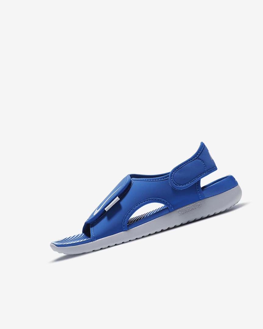 Royal / Grey Nike Sunray Adjust 5 V2 Boys\' Sandals | CA_5426