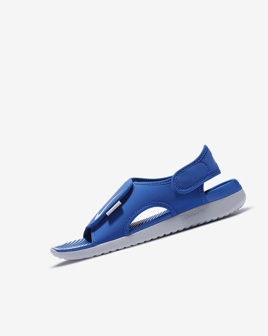 Royal / Grey Nike Sunray Adjust 5 V2 Girls\' Sandals | CA_2677