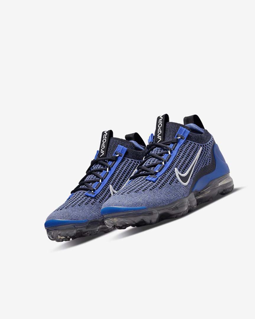 Royal / White / Dark Grey / Black Nike Air VaporMax 2021 FK Girls' Sneakers | CA_4644