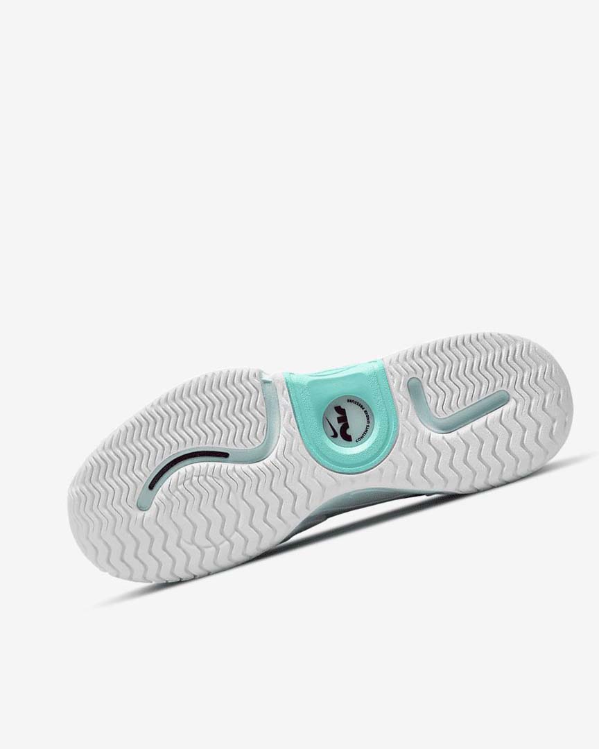 Turquoise / Black / Fuchsia / Turquoise Nike Court Air Zoom GP Turbo Naomi Osaka Women's Tennis Shoes | CA_3280