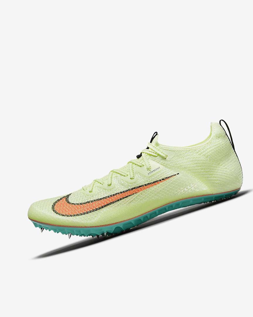 Turquoise / Black / Orange Nike Zoom Superfly Elite 2 Women\'s Spikes | CA_3062