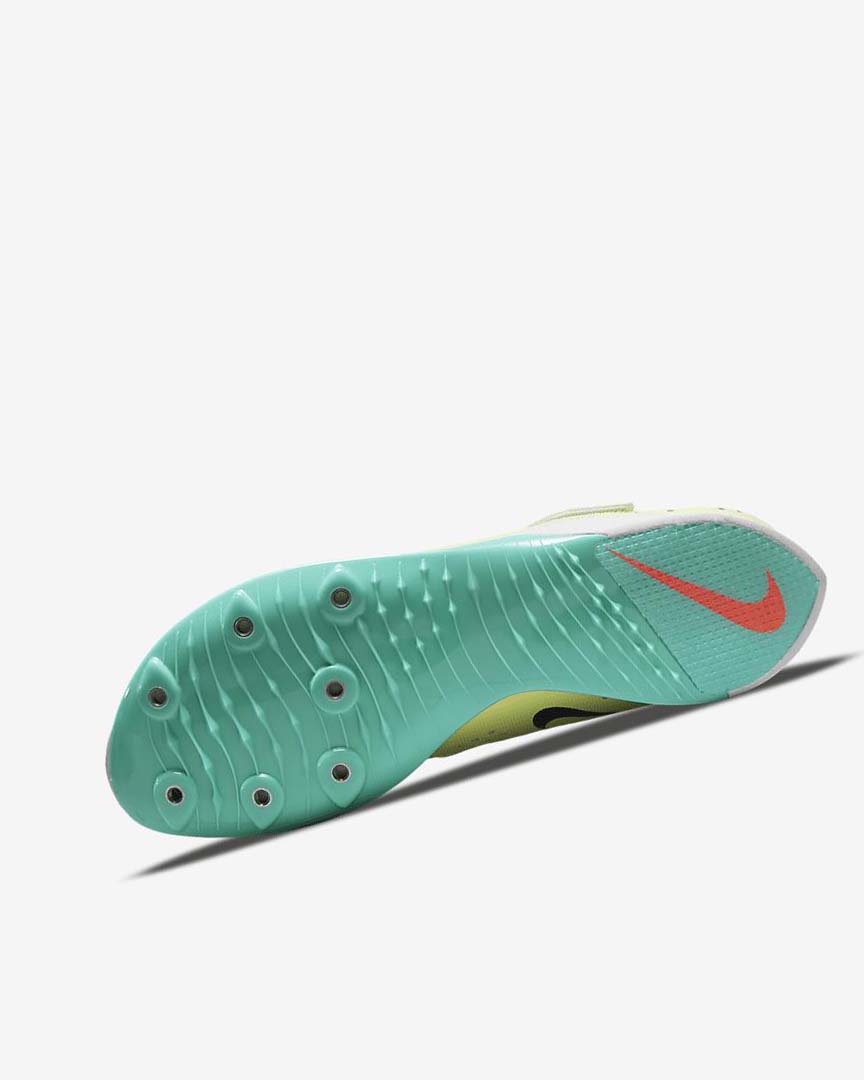 Turquoise / Orange Nike Air Zoom LJ Elite Women's Spikes | CA_5589