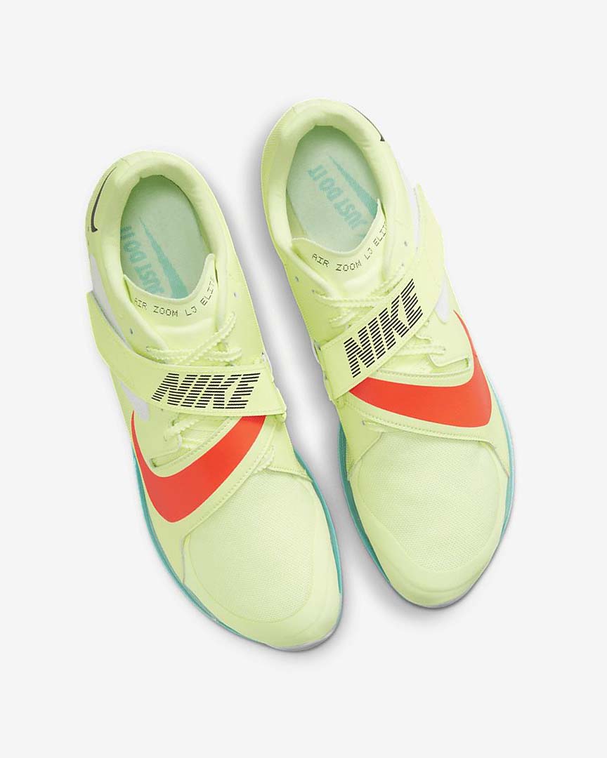 Turquoise / Orange Nike Air Zoom LJ Elite Women's Spikes | CA_5589