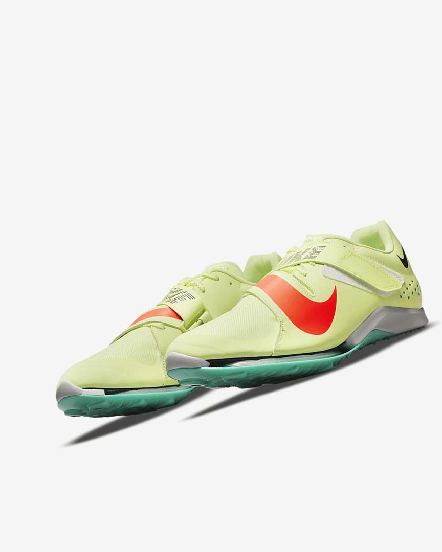 Turquoise / Orange Nike Air Zoom LJ Elite Women's Spikes | CA_5589