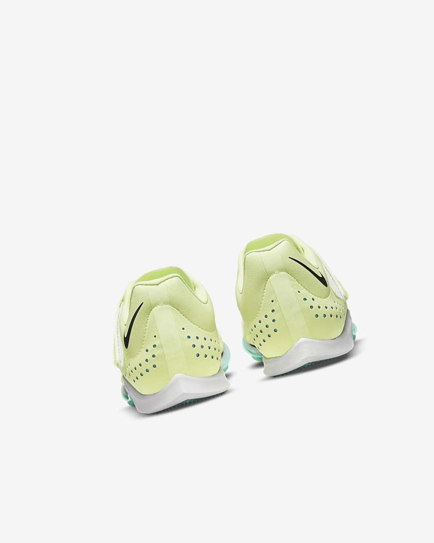 Turquoise / Orange Nike Air Zoom LJ Elite Women's Spikes | CA_5589