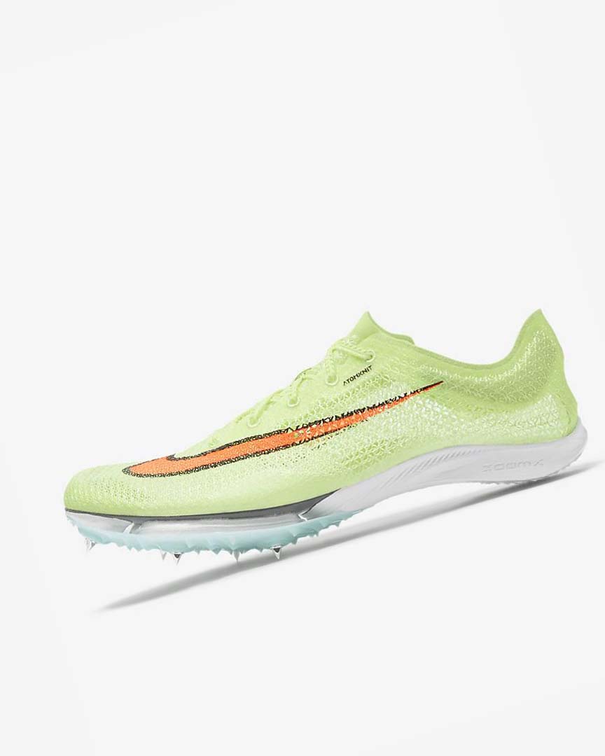 Turquoise / Orange Nike Air Zoom Victory Men\'s Spikes | CA_5259