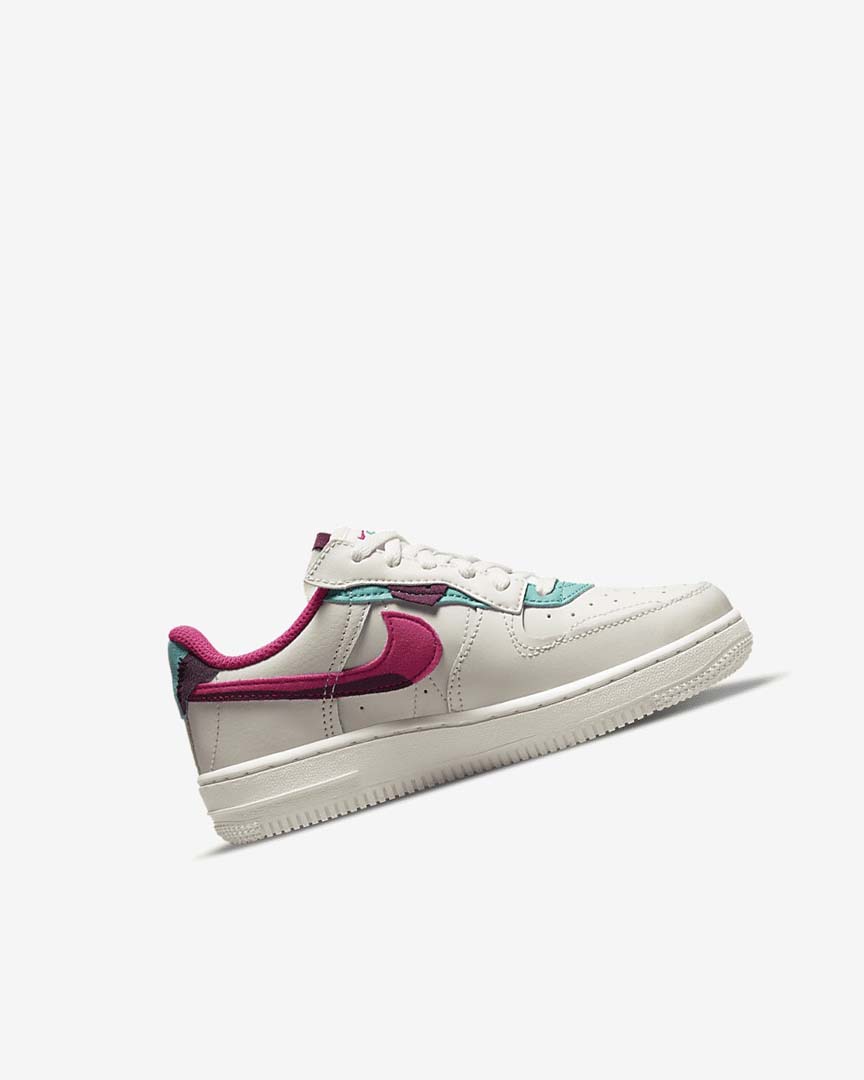 Turquoise / Pink Nike Force 1 Fontanka Girls' Shoes | CA_2220