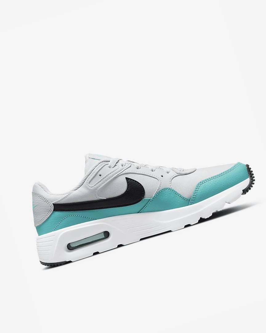 Turquoise / White / Black Nike Air Max SC Men's Sneakers | CA_4709