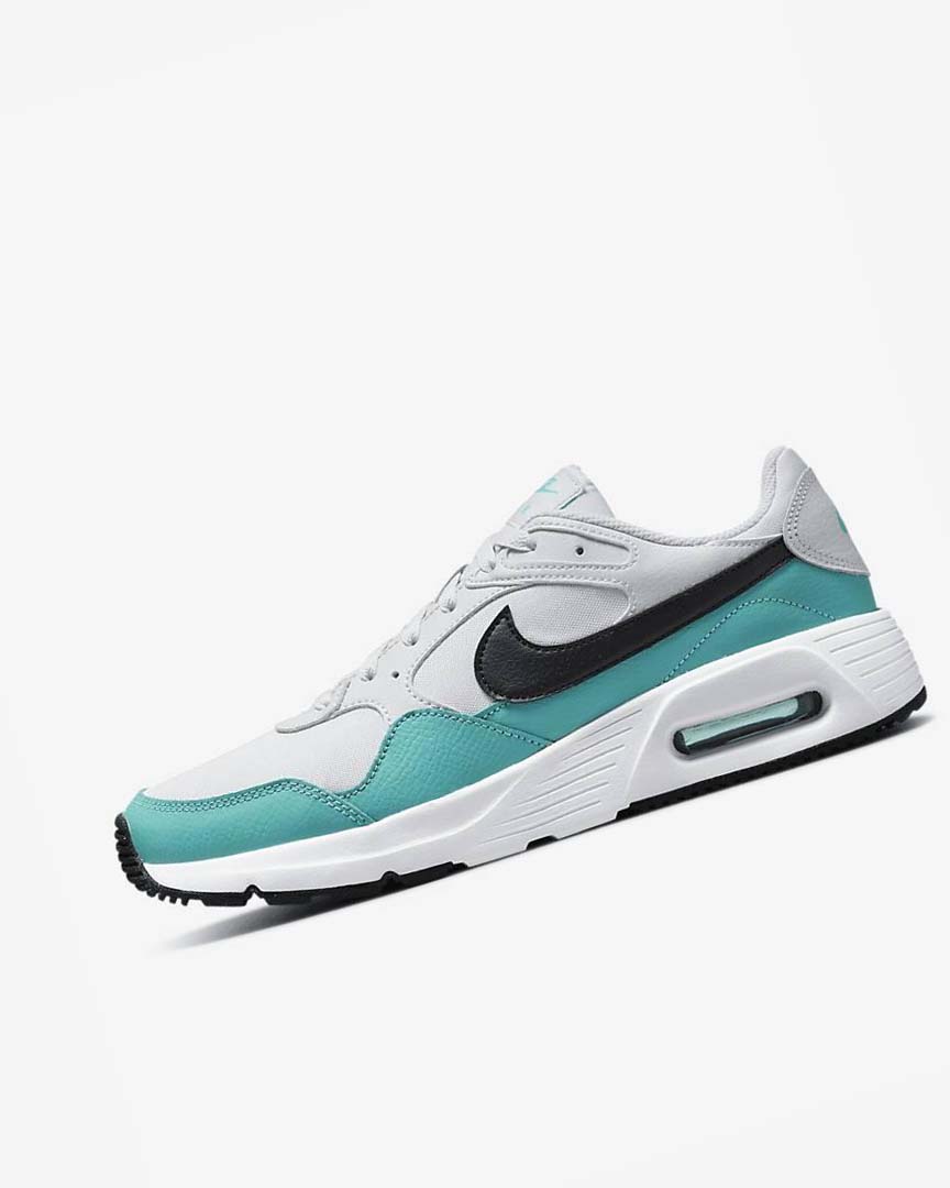 Turquoise / White / Black Nike Air Max SC Men\'s Sneakers | CA_4709