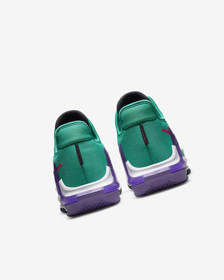 Turquoise / White / Pink Nike LeBron Witness 6 Women's Basketball Shoes | CA_4817