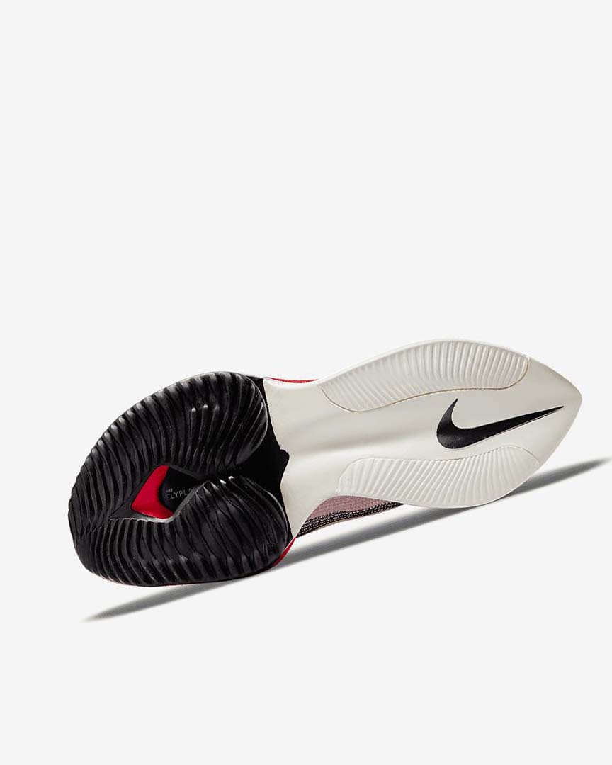 White / Black / Black / Black Nike Air Zoom Alphafly NEXT% Flyknit Women's Running Shoes | CA_2886