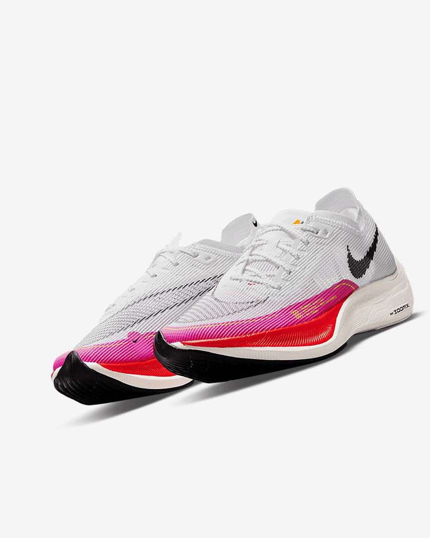 White / Black / Black / Black Nike ZoomX Vaporfly Next% 2 Women's Running Shoes | CA_2843