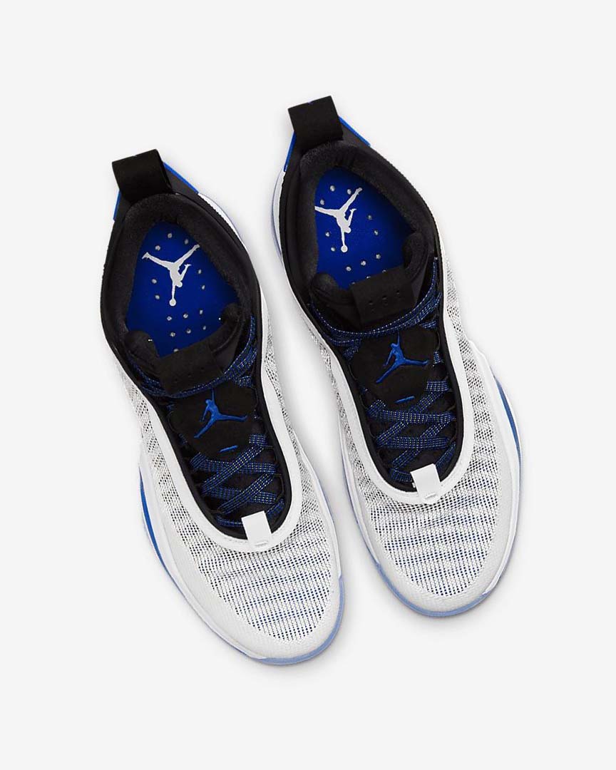 White / Black / Blue Nike Air Jordan XXXVI Men's Basketball Shoes | CA_2964