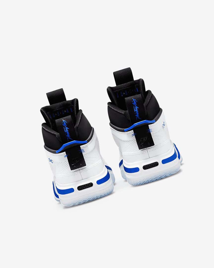 White / Black / Blue Nike Air Jordan XXXVI Men's Basketball Shoes | CA_2964