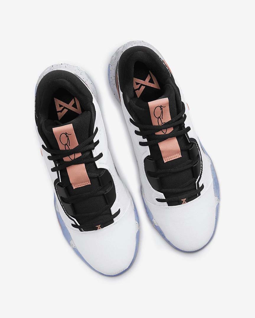 White / Black / Blue / Red Nike PG 6 Women's Basketball Shoes | CA_5087