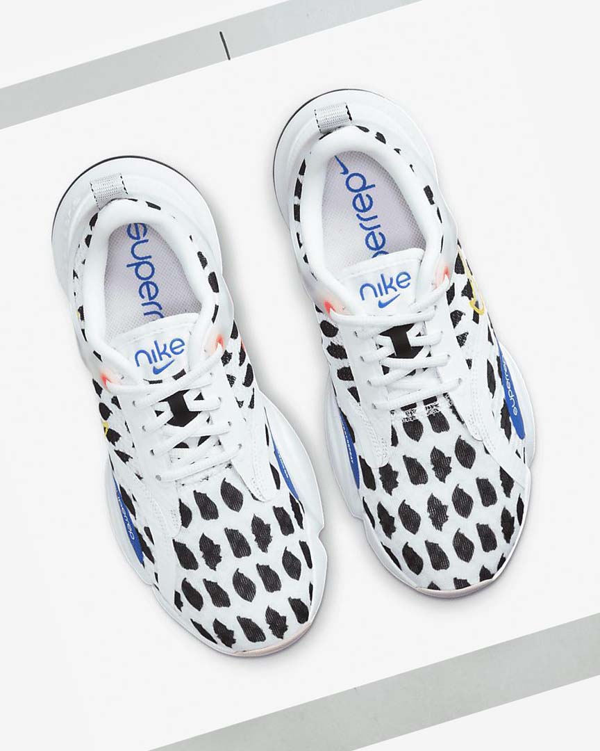 White / Black / Blue / Yellow Nike SuperRep Go 2 Women's Training Shoes | CA_2576
