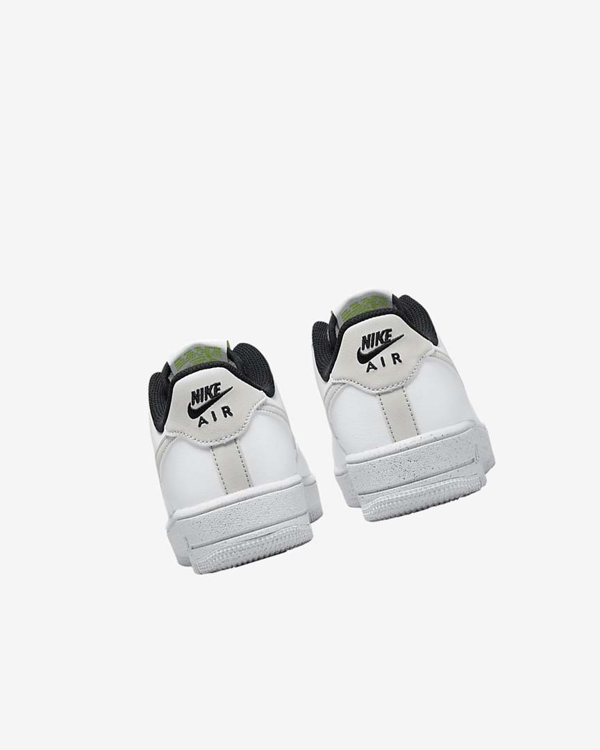 White / Black / Light Beige Nike Air Force 1 Crater Next Nature Boys' Sneakers | CA_4994