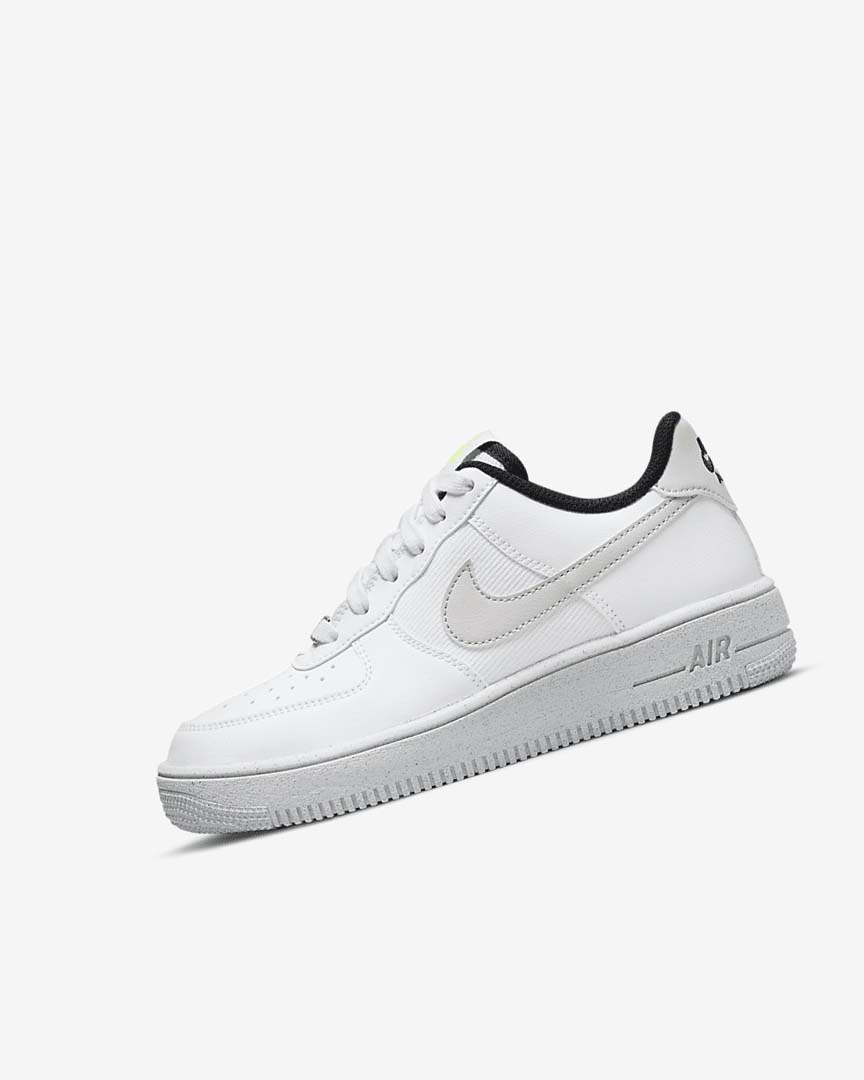 White / Black / Light Beige Nike Air Force 1 Crater Next Nature Boys\' Sneakers | CA_4994