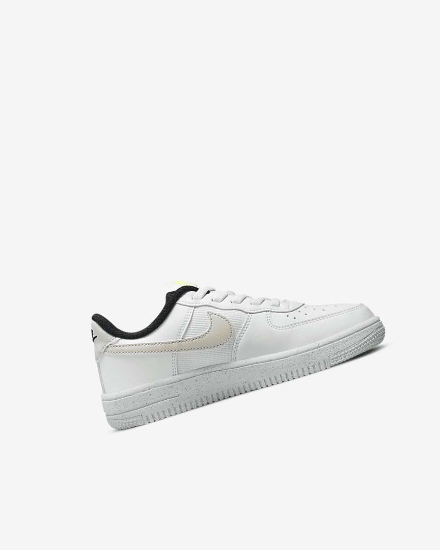 White / Black / Light Beige Nike Force 1 Next Nature Girls' Shoes | CA_3093