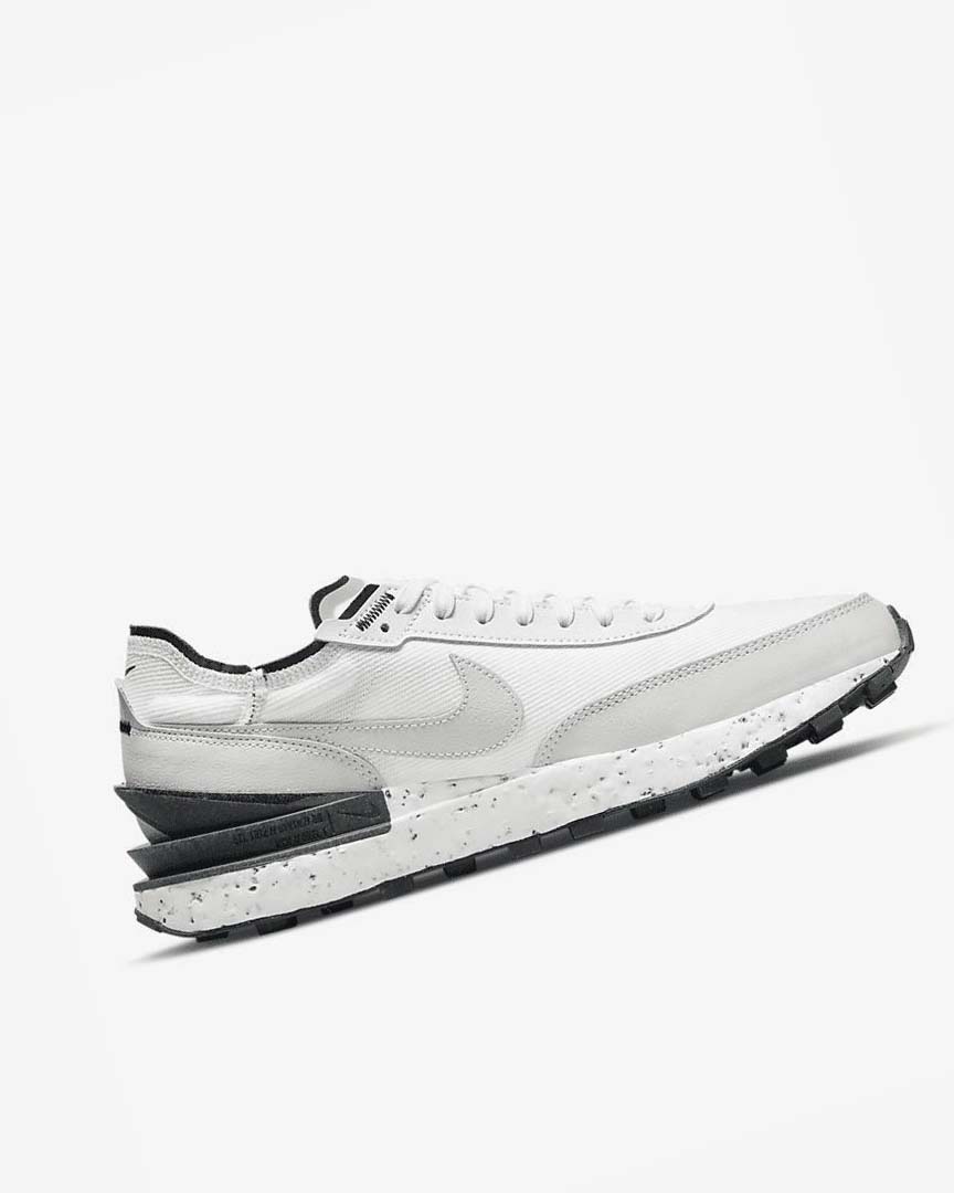 White / Black / Light Beige Nike Waffle One Crater Men's Sneakers | CA_5184