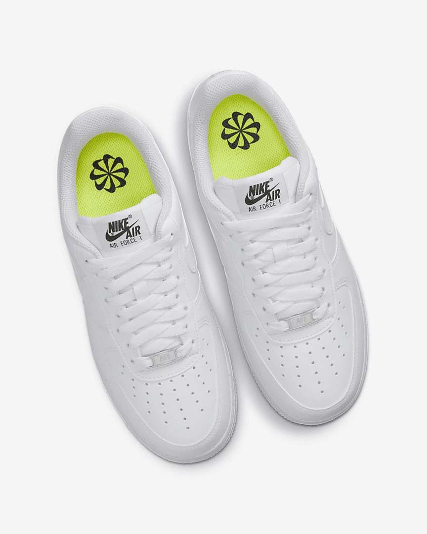 White / Black / Metal Silver / White Nike Air Force 1 '07 Next Nature Women's Sneakers | CA_3049