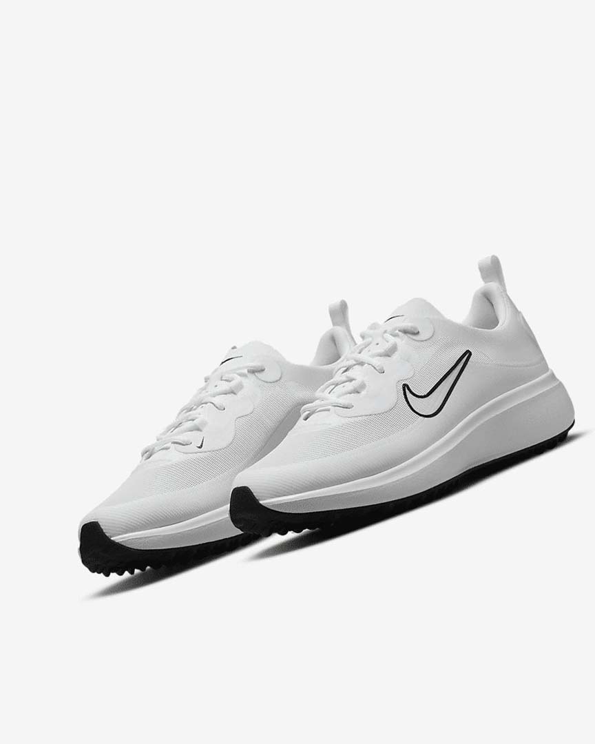 White / Black Nike Ace Summerlite Women's Golf Shoes | CA_4854