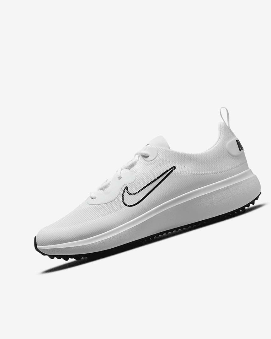 White / Black Nike Ace Summerlite Women\'s Golf Shoes | CA_4854