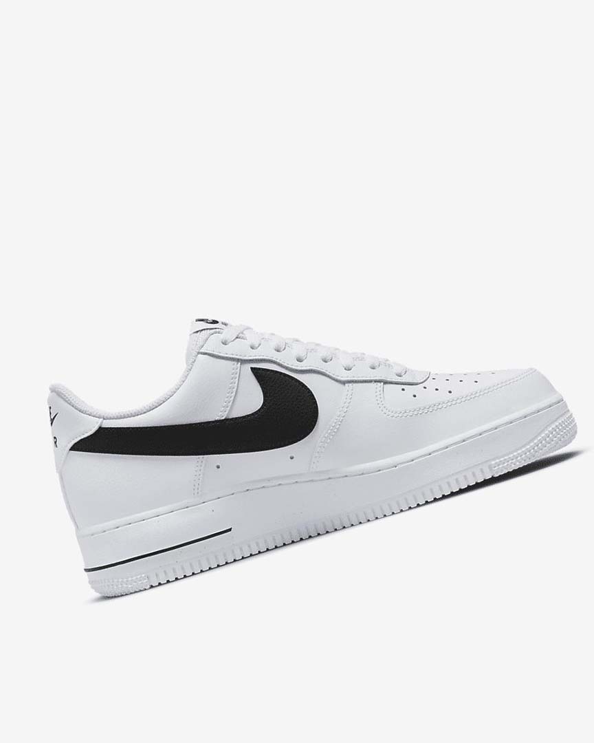 White / Black Nike Air Force 1 '07 Men's Sneakers | CA_3053