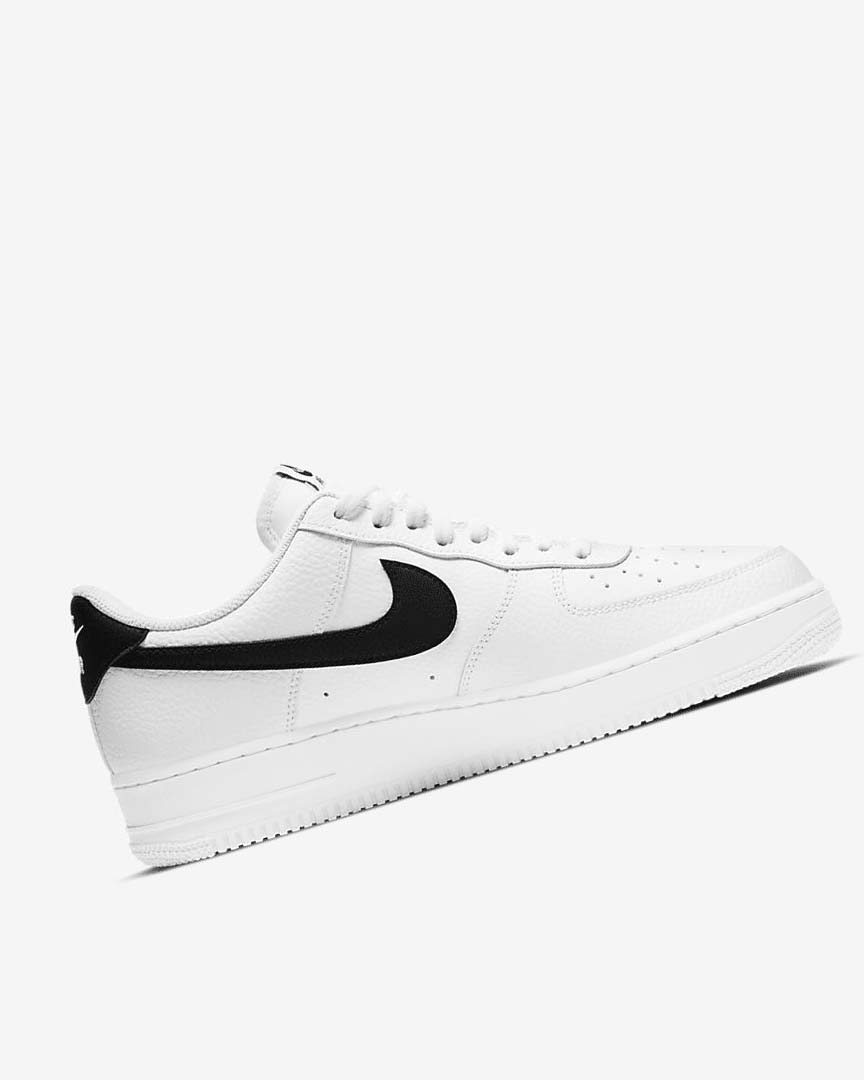 White / Black Nike Air Force 1 '07 Men's Sneakers | CA_4649