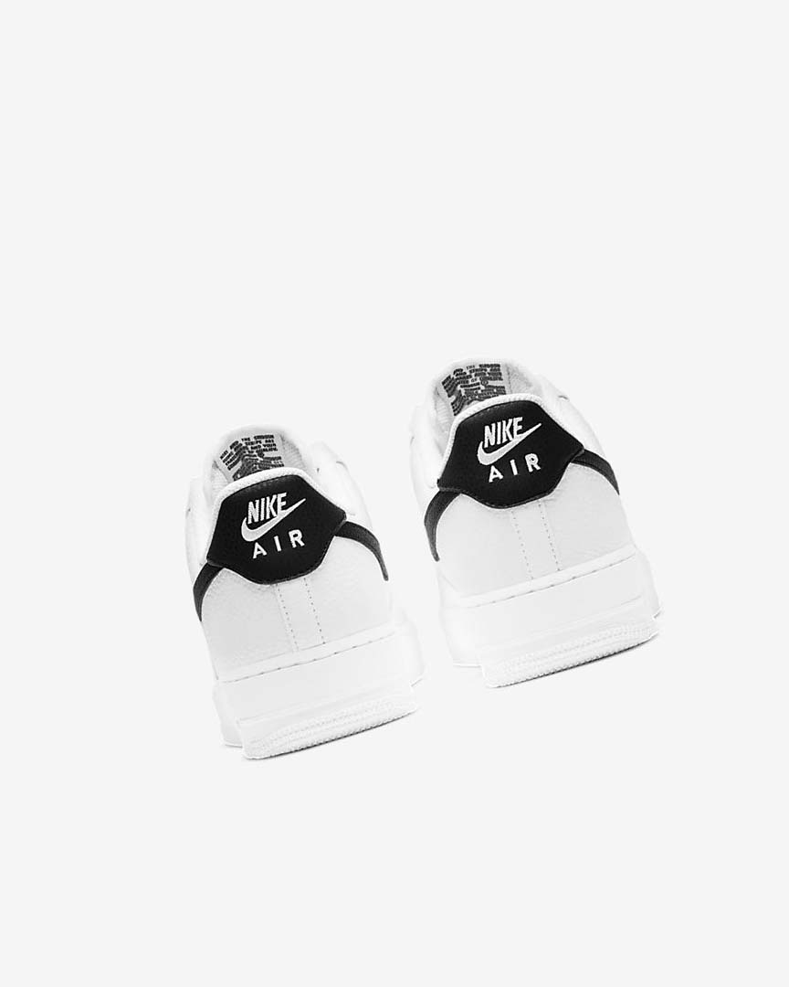 White / Black Nike Air Force 1 '07 Men's Sneakers | CA_4649