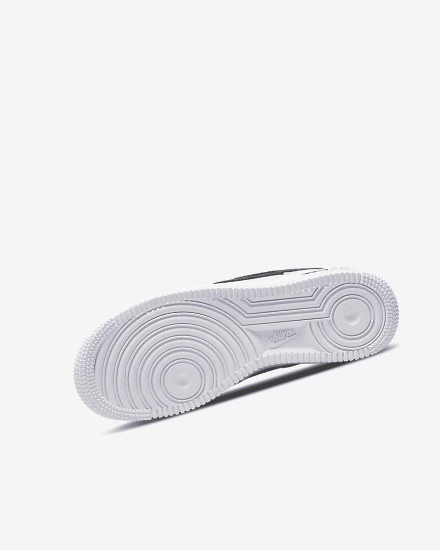 White / Black Nike Air Force 1 Boys' Sneakers | CA_2542