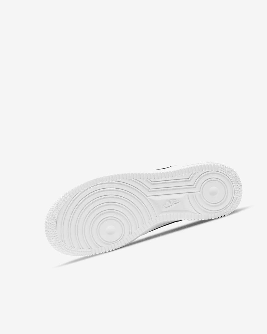 White / Black Nike Air Force 1 Boys' Sneakers | CA_5321