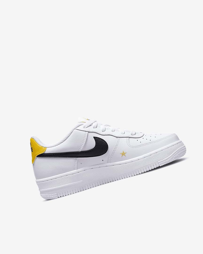 White / Black Nike Air Force 1 LV8 Boys' Sneakers | CA_2313
