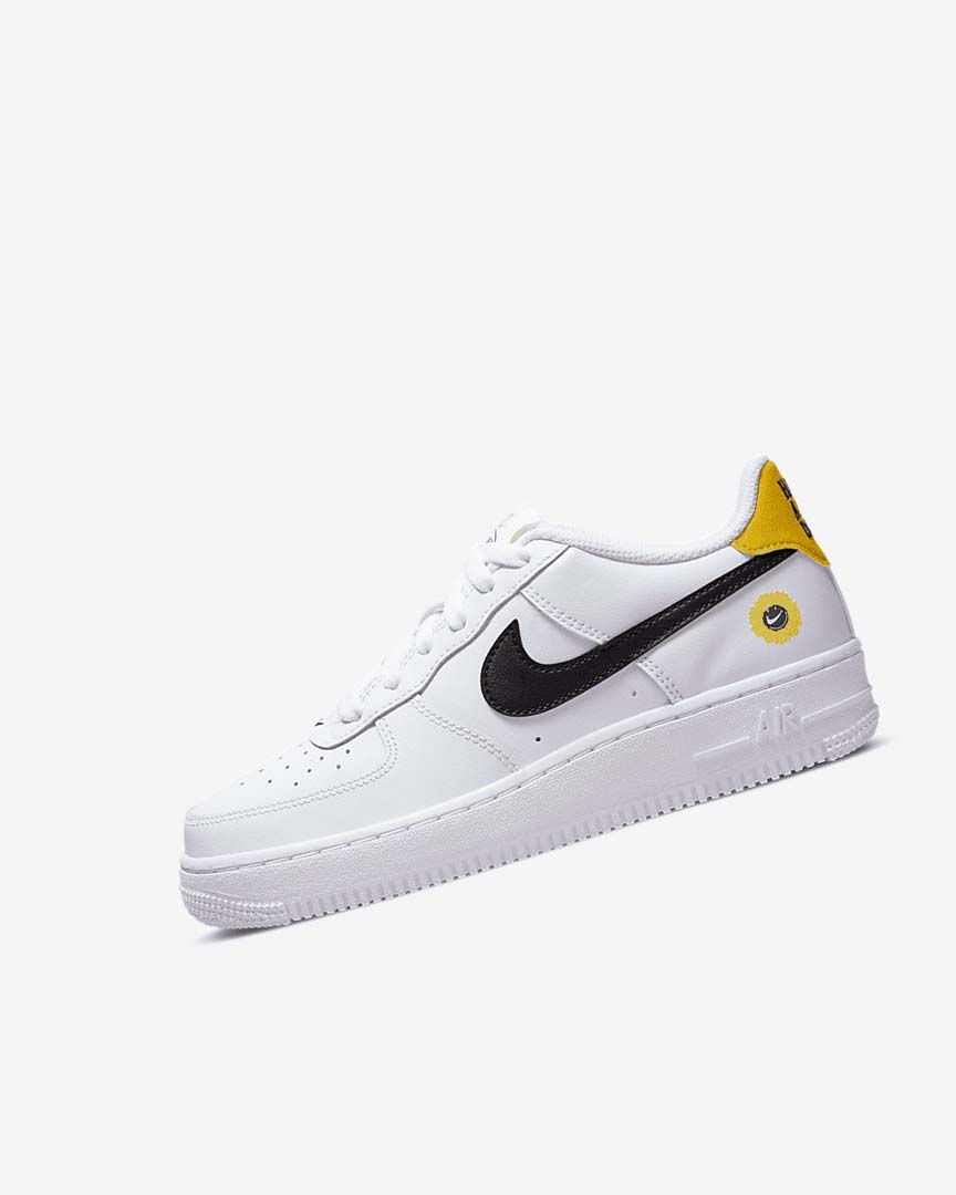 White / Black Nike Air Force 1 LV8 Boys\' Sneakers | CA_2313