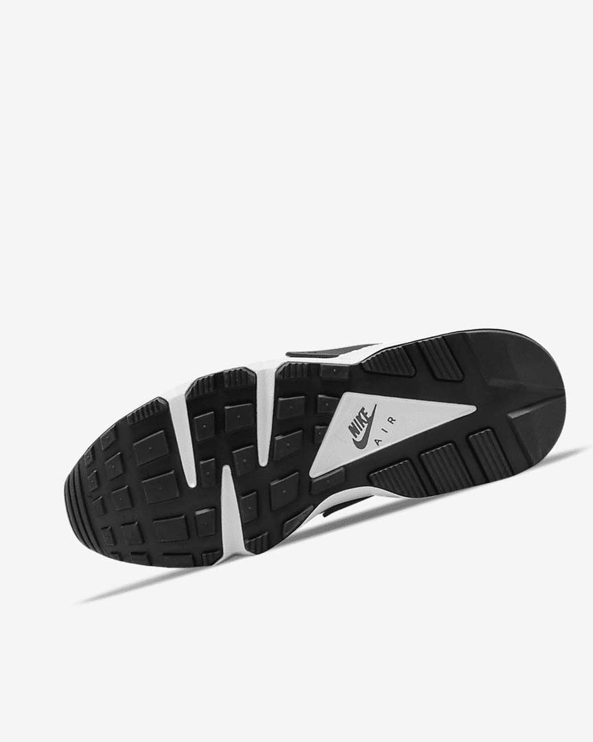 White / Black Nike Air Huarache Men's Sneakers | CA_4647