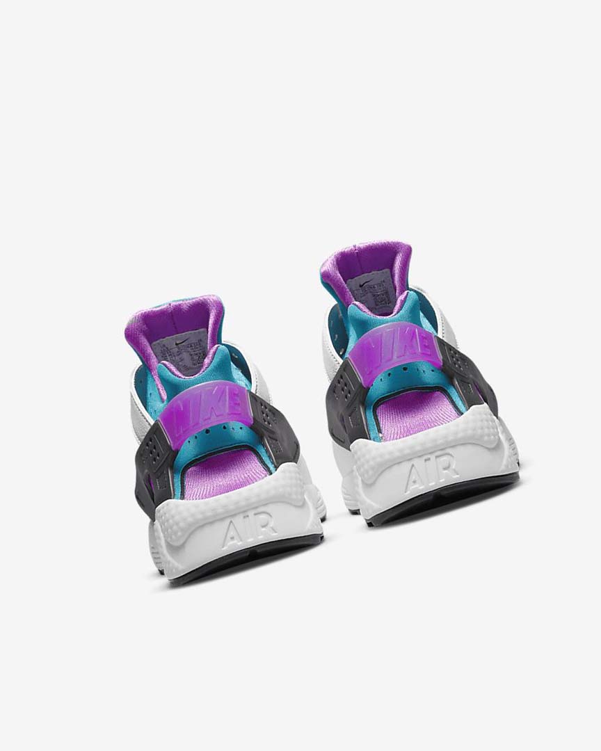 White / Black Nike Air Huarache Men's Sneakers | CA_4647