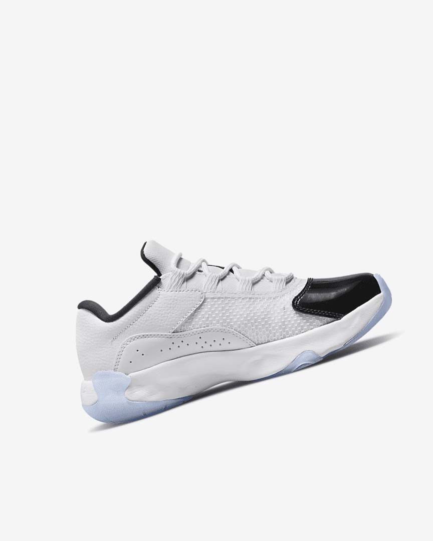 White / Black Nike Air Jordan 11 CMFT Low Boys' Basketball Shoes | CA_3081