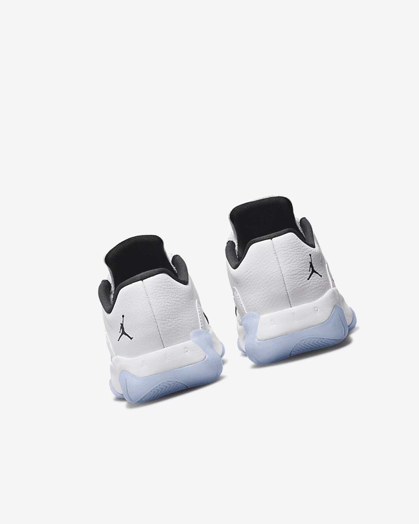 White / Black Nike Air Jordan 11 CMFT Low Boys' Basketball Shoes | CA_3081