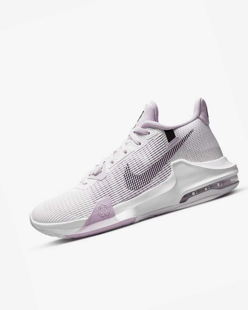 White / Black Nike Air Max Impact 3 Men\'s Basketball Shoes | CA_2721