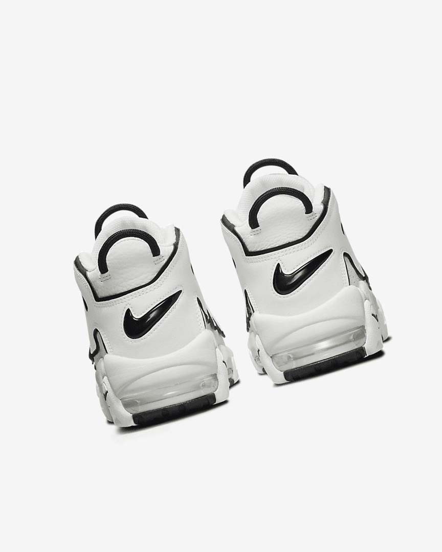 White / Black Nike Air More Uptempo Women's Sneakers | CA_4880