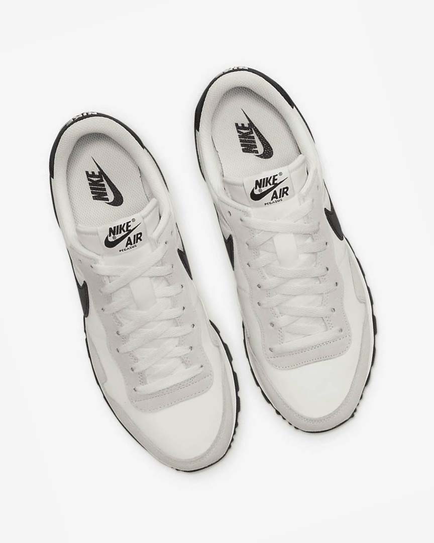 White / Black Nike Air Pegasus 83 Men's Sneakers | CA_5407