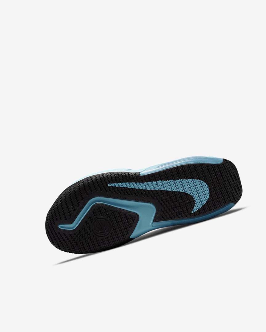 White / Black Nike Air Zoom Crossover Boys' Basketball Shoes | CA_4710