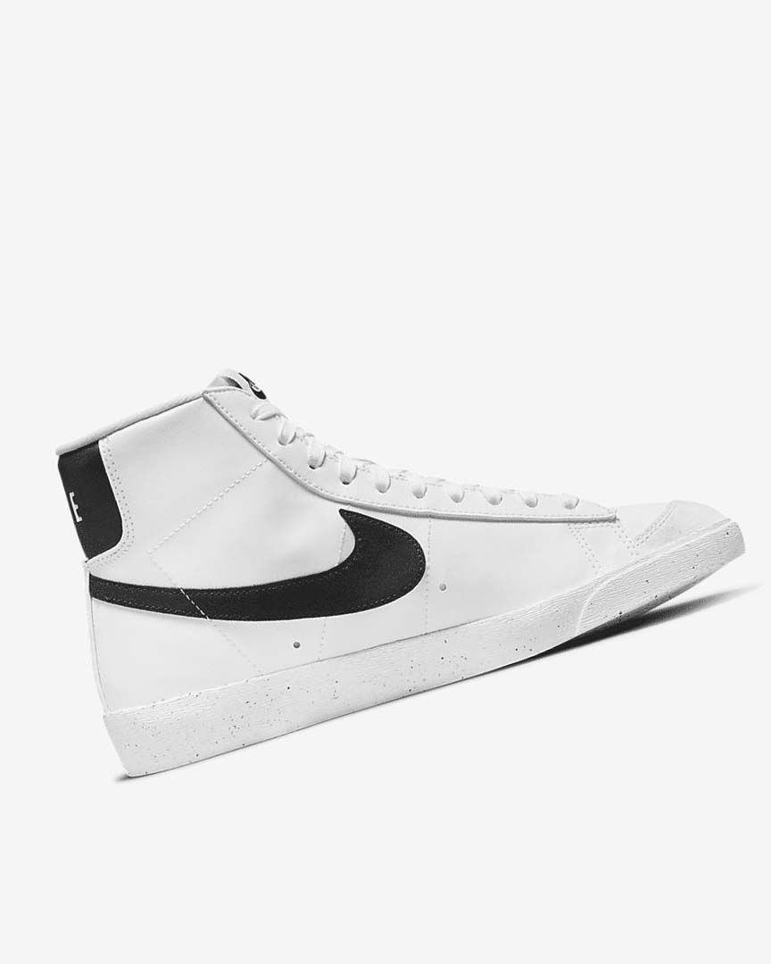 White / Black Nike Blazer Mid '77 Next Nature Women's Sneakers | CA_2590