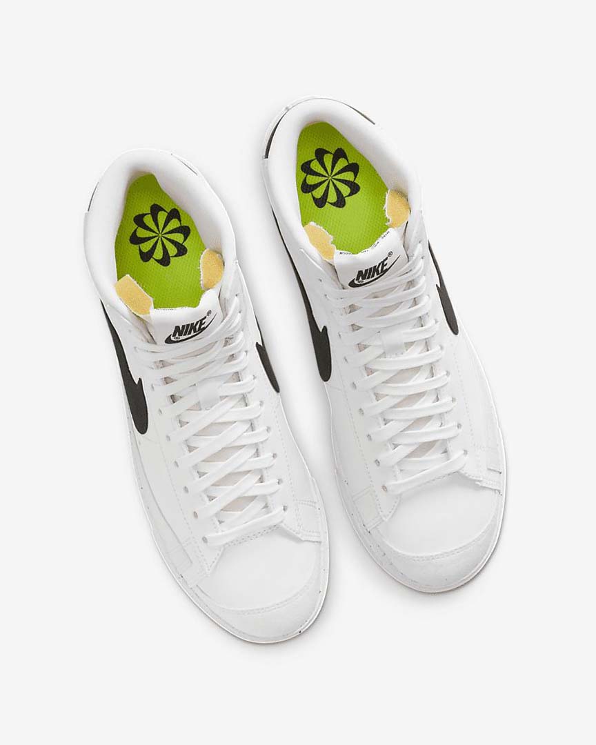 White / Black Nike Blazer Mid '77 Next Nature Women's Sneakers | CA_2590