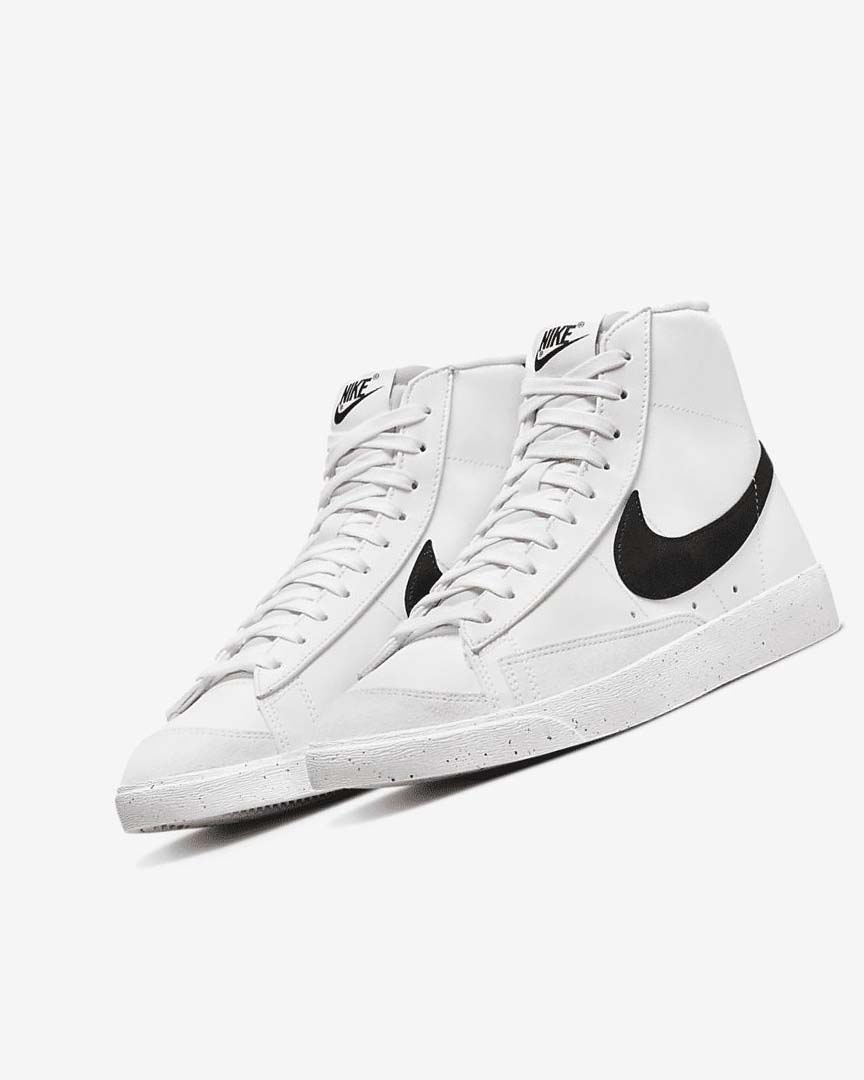 White / Black Nike Blazer Mid '77 Next Nature Women's Sneakers | CA_2590