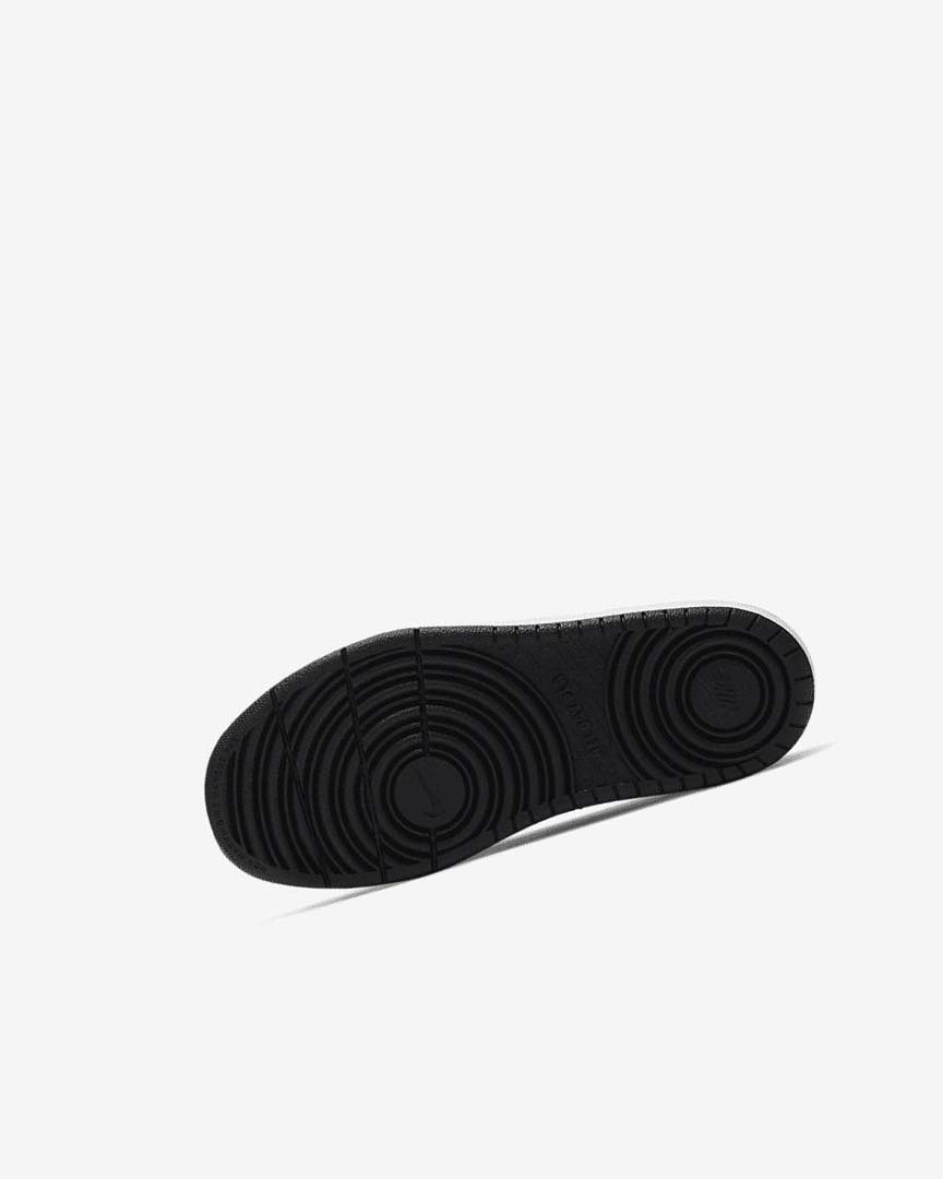 White / Black Nike Court Borough Low 2 Boys' Shoes | CA_2893