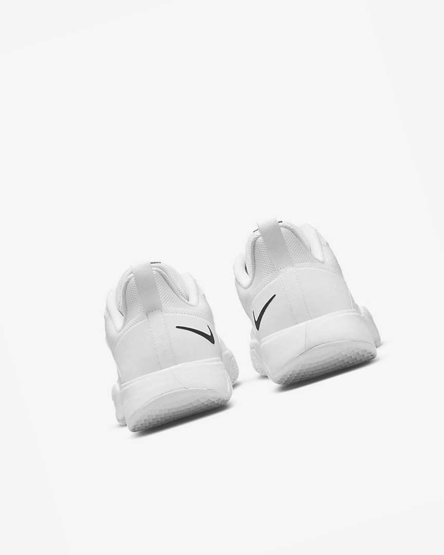 White / Black Nike Court Vapor Lite Men's Tennis Shoes | CA_5357